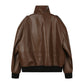 Leather Padded Jumper