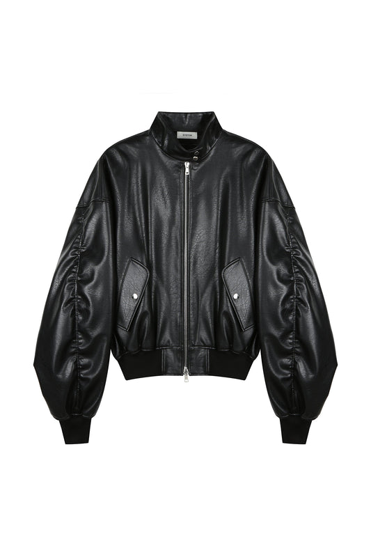 Women Leather Herrington Jacket