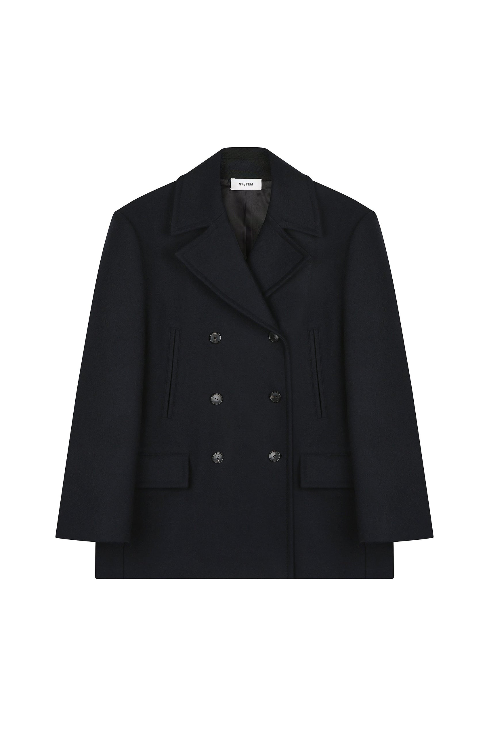 Women Wool Short Peacoat