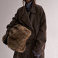 Low-Waist Classic Suede Trench Coat