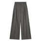 Double Tucked Wool Pants