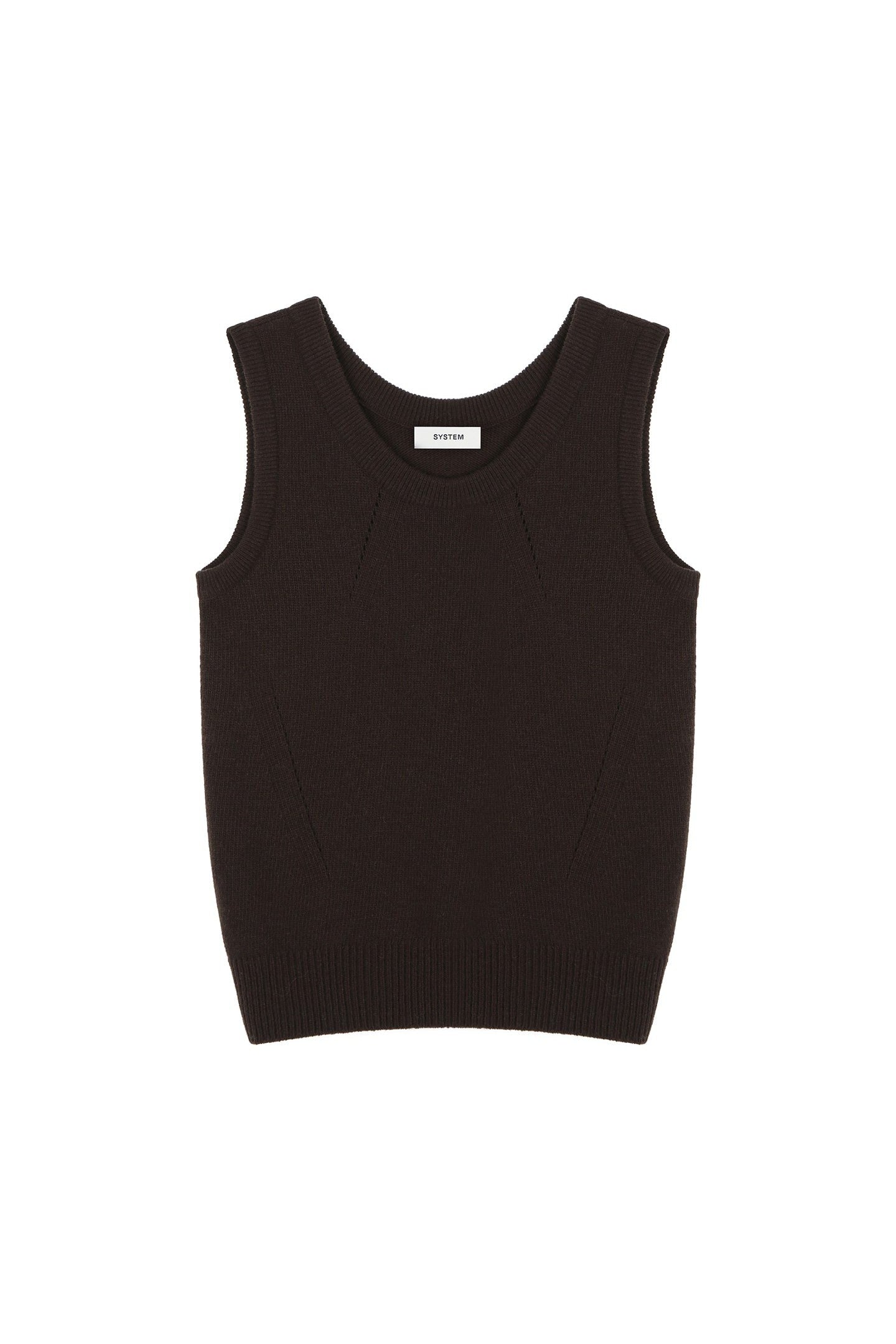 Sleevless Knit Tank Top