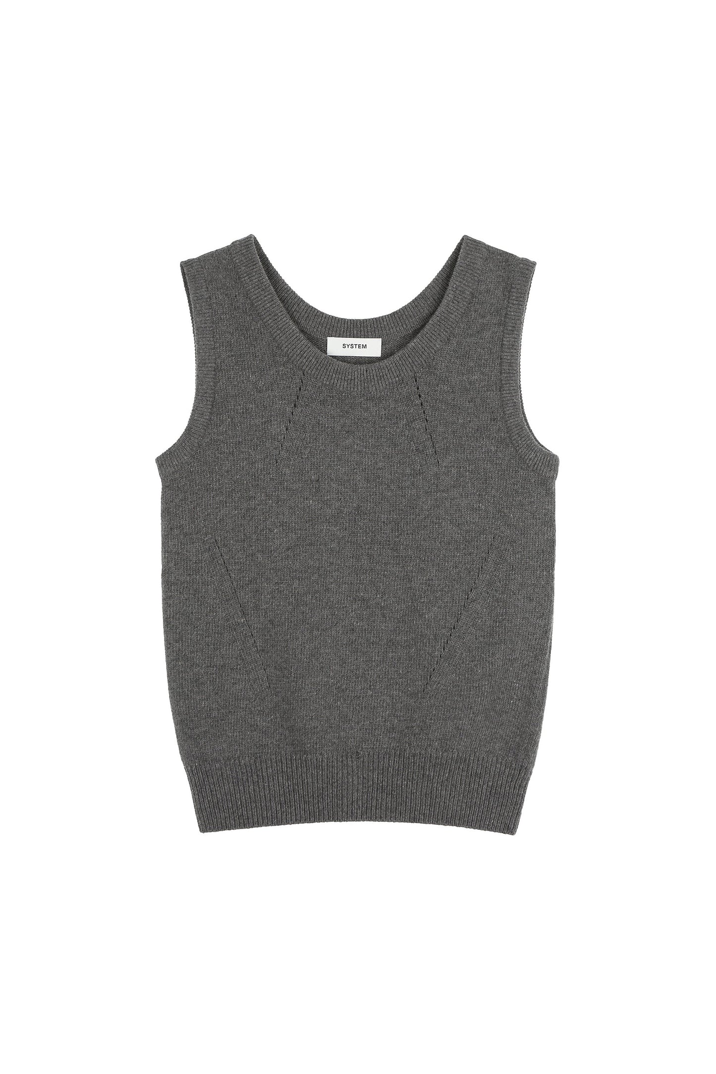 Sleevless Knit Tank Top