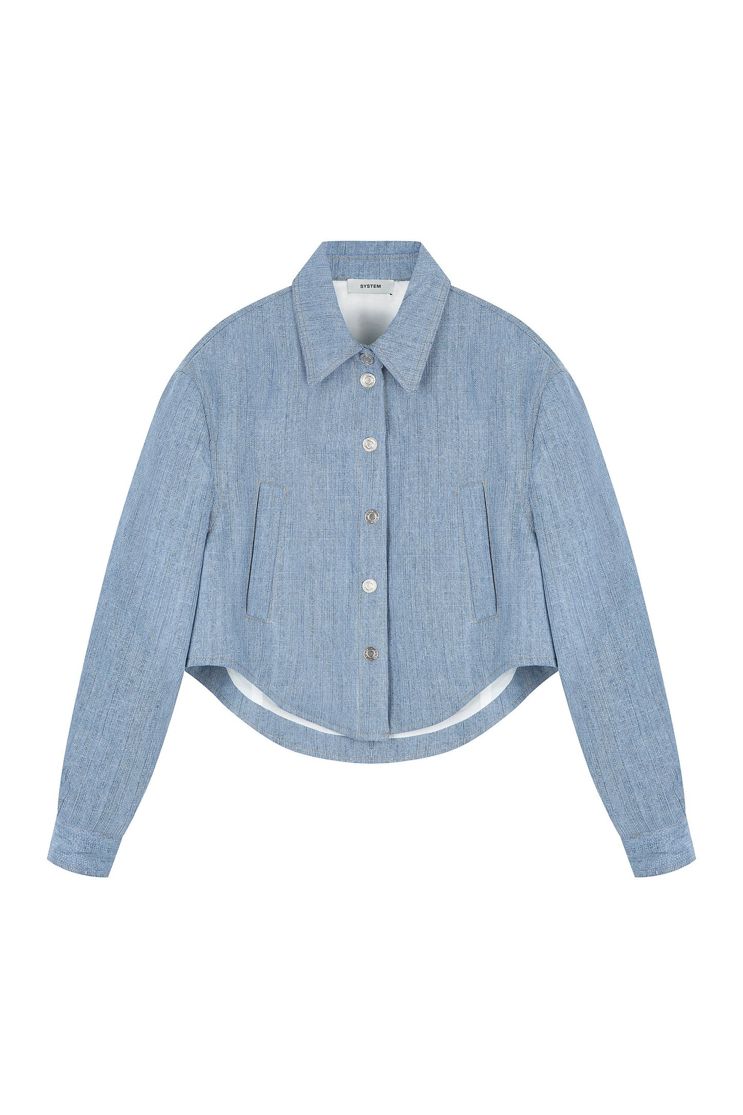 Padded Denim Shirt-Jacket