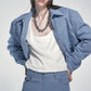 Padded Denim Shirt-Jacket