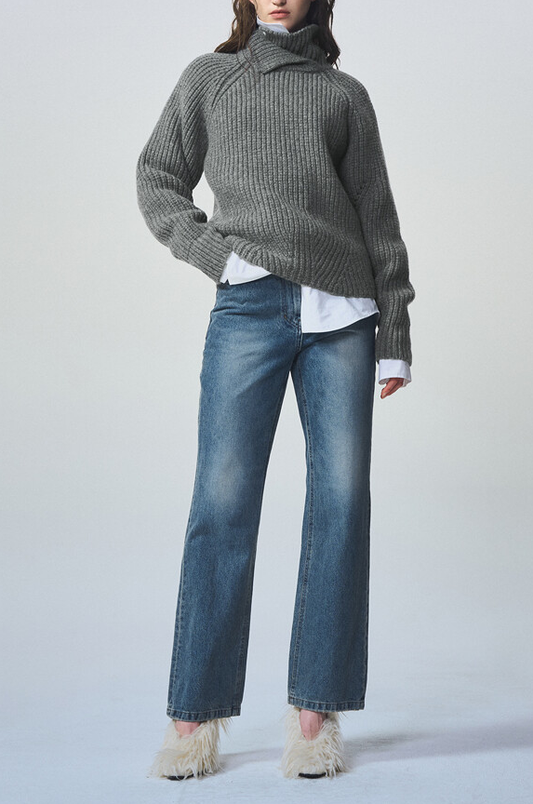 Classic Straight Fit Denim Pants