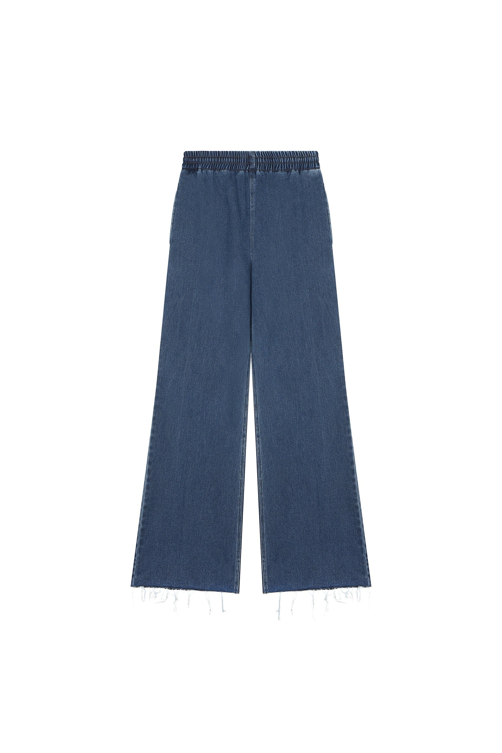 Denim Jersey Pants