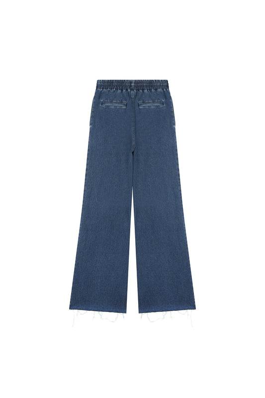 Denim Jersey Pants