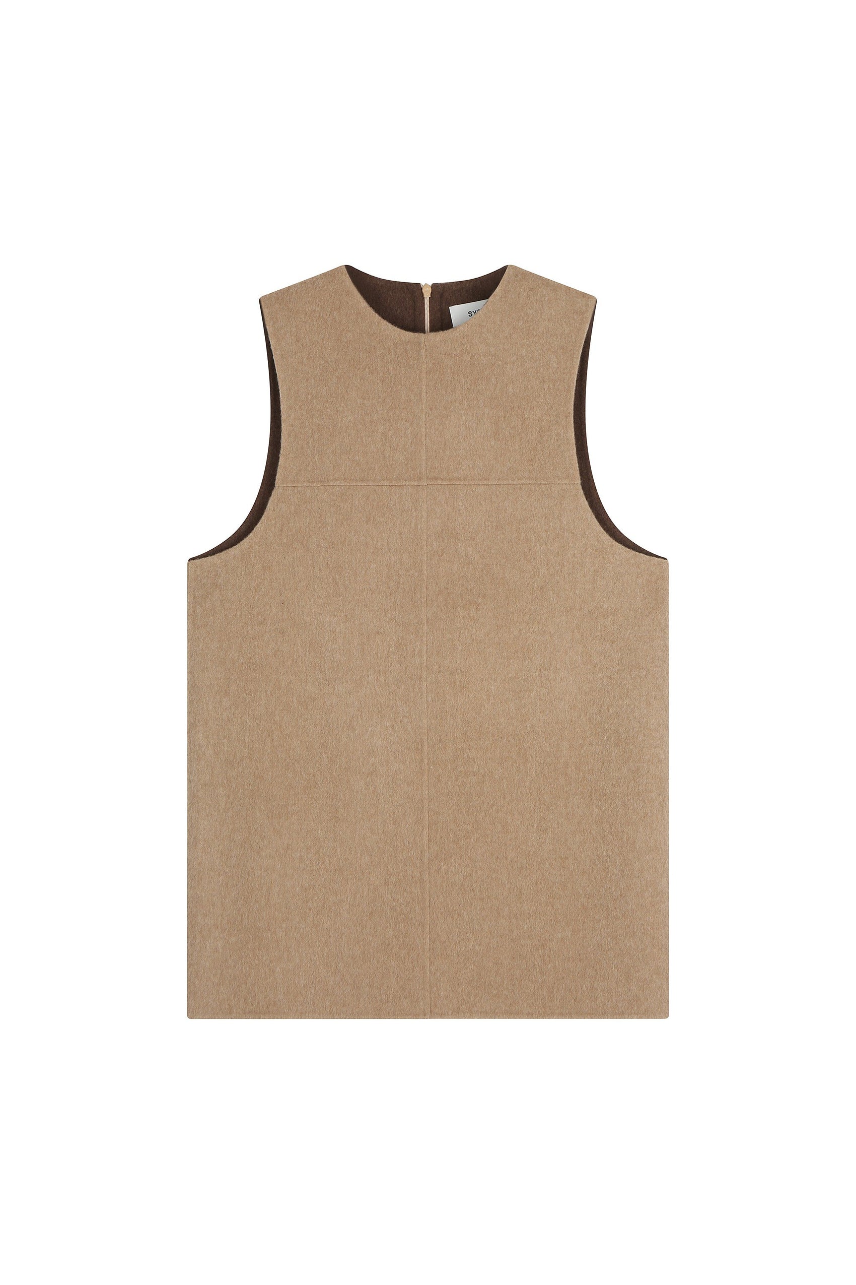 Wool Reversible Sleeveless Top