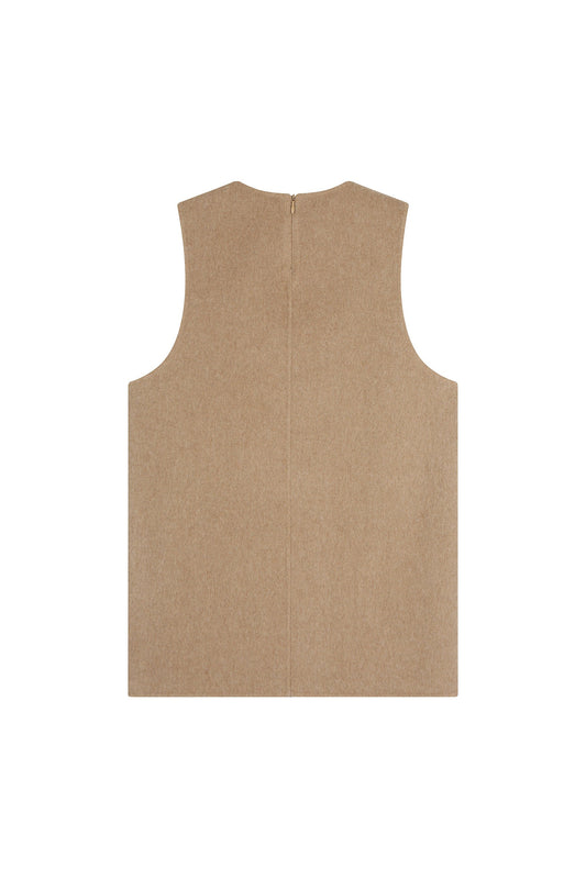 Wool Reversible Sleeveless Top