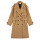 Oversized Suede Trench Coat