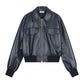 Leather Blouson Jacket