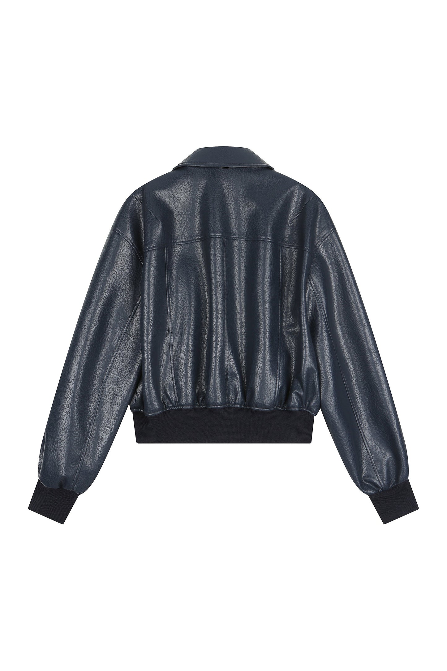 Leather Blouson Jacket