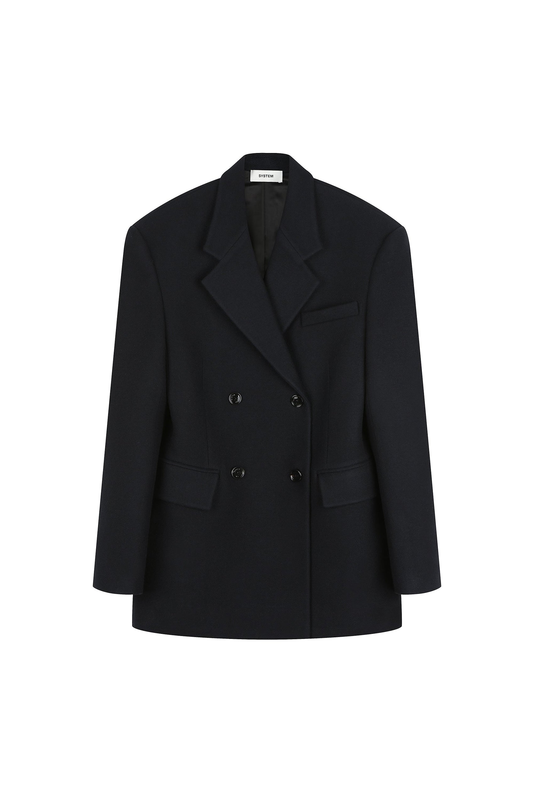 Wool Twill Half Coat