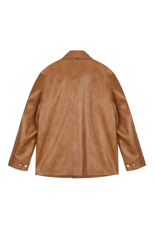 Leather Half Jacket