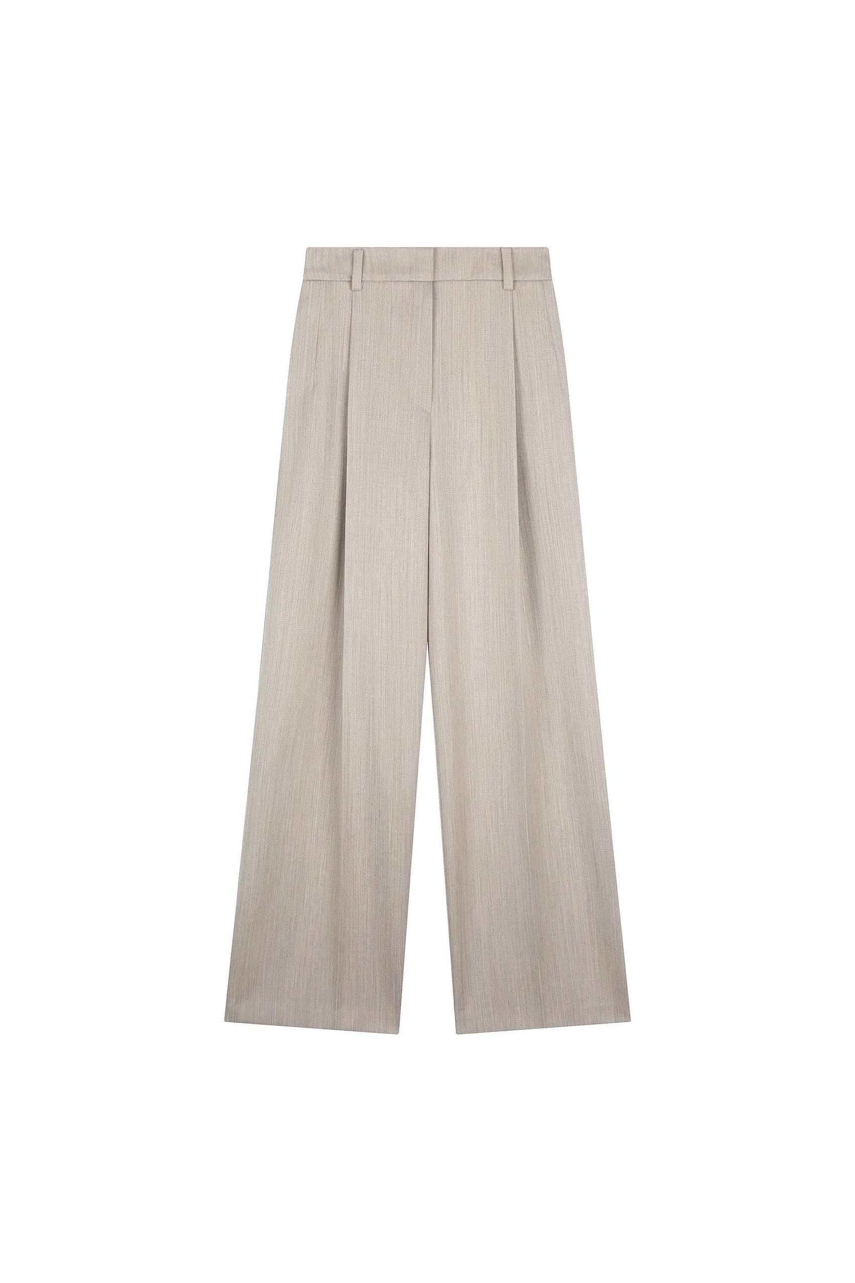 Wool Wide Pants