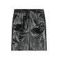 Padded Leather Skirt