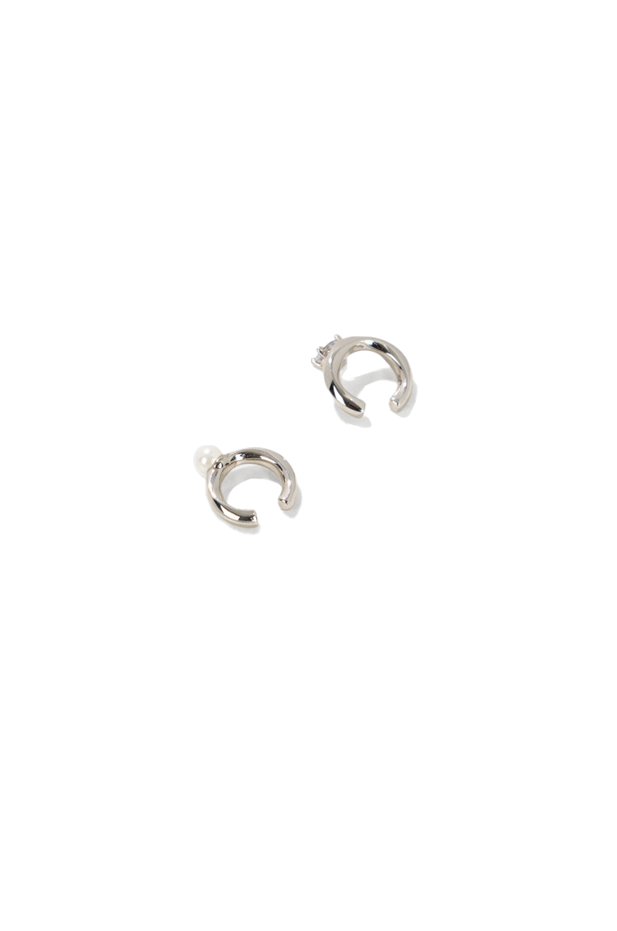 Pearl & Crystal Ear Cuff Set