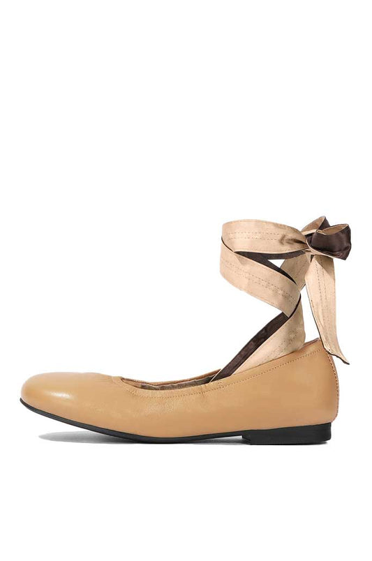 Sheep Skin Strap Ballerinas