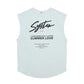 Back Lettering Printed Sleeveless T-Shirt