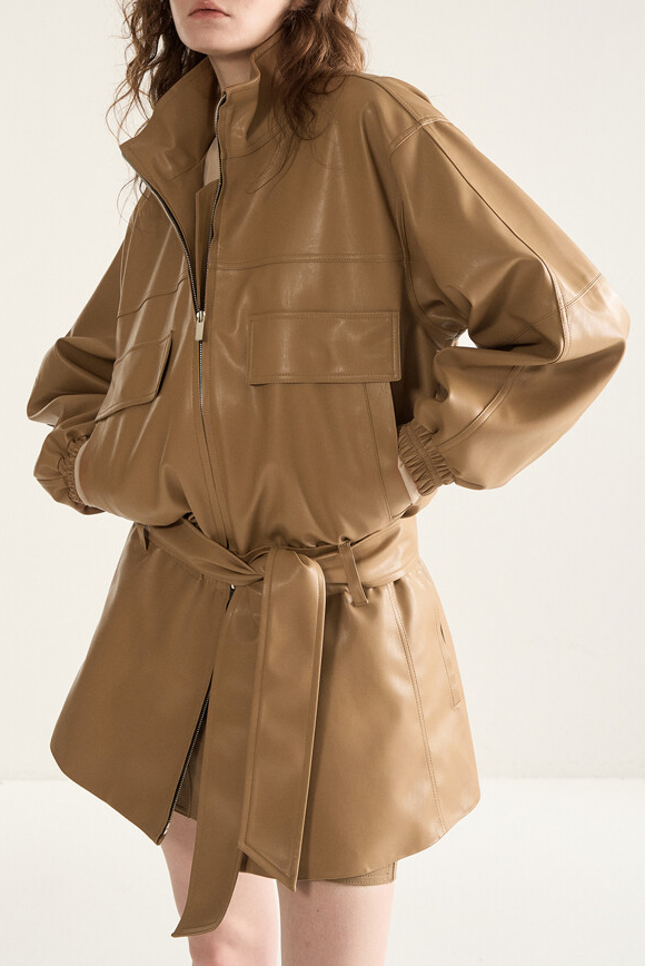 Dropped Waist Utility Jacket