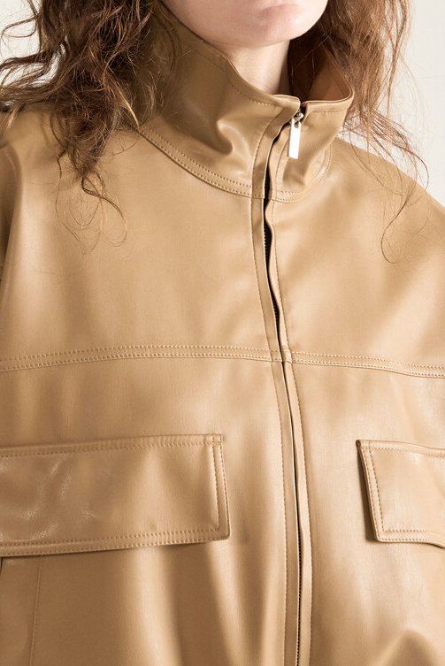 Dropped Waist Utility Jacket