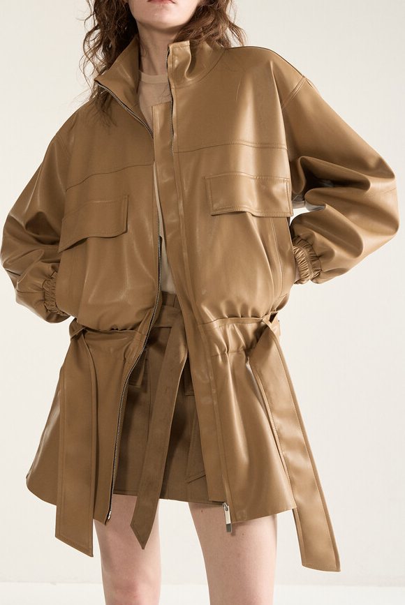 Dropped Waist Utility Jacket