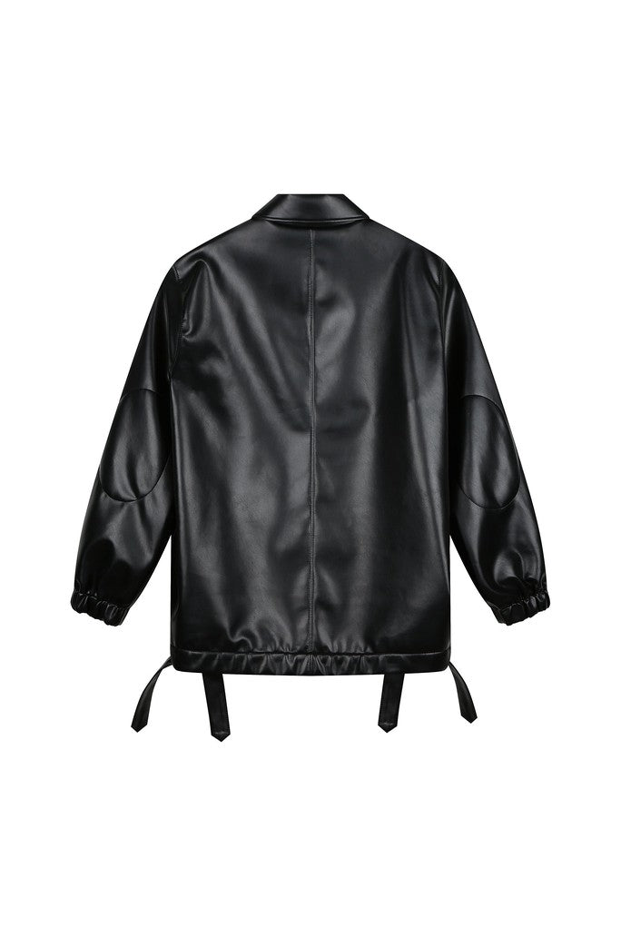 Strap Hem Jacket