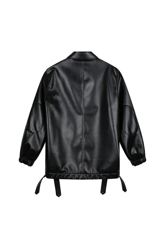 Strap Hem Jacket