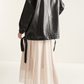 Strap Leather Jumper