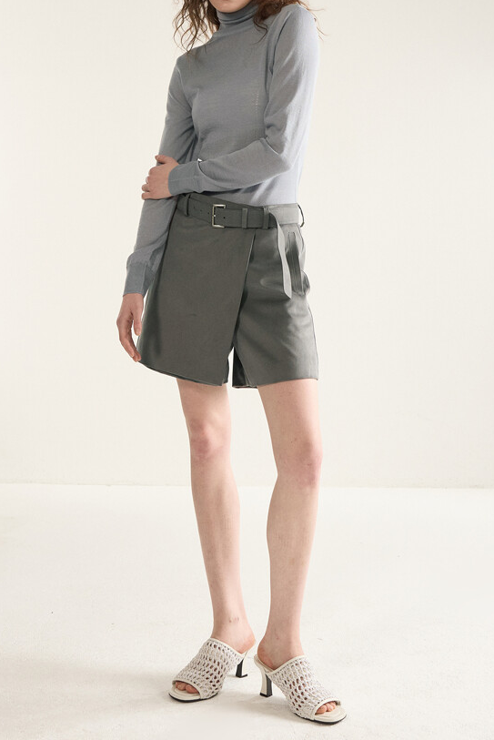 Wrapped Skirt-Pants