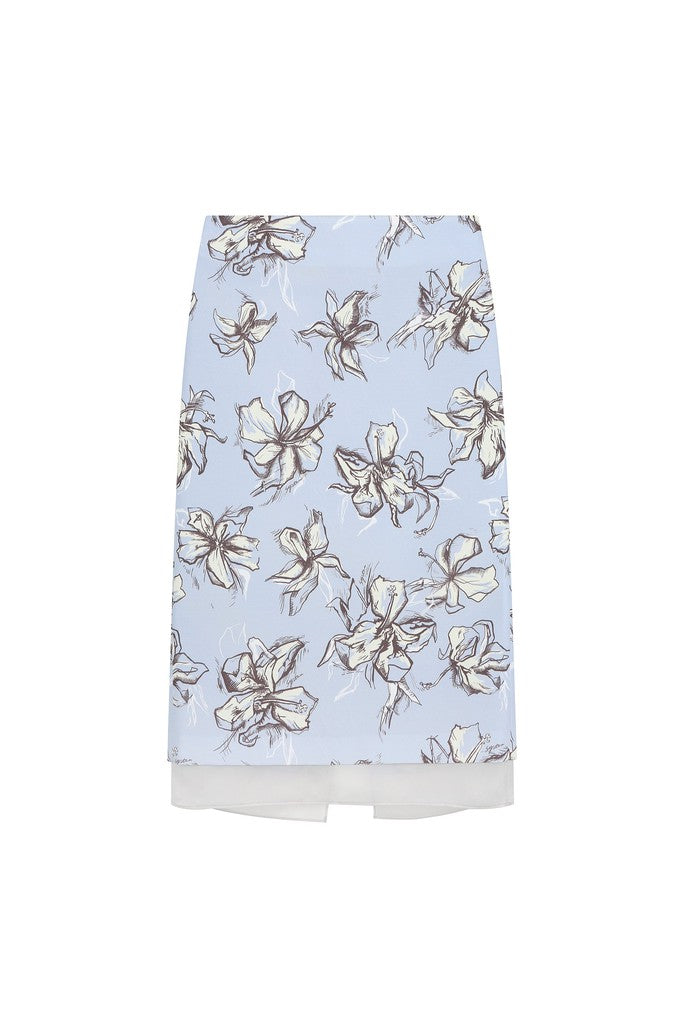 Flower Printed Skirt