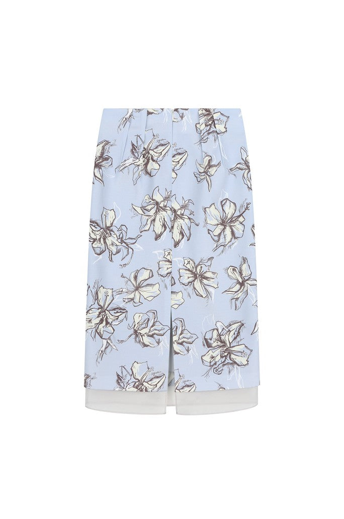 Flower Printed Skirt