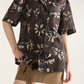 Flower Printed Bowling Shirt