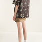 Flower Printed Bowling Shirt
