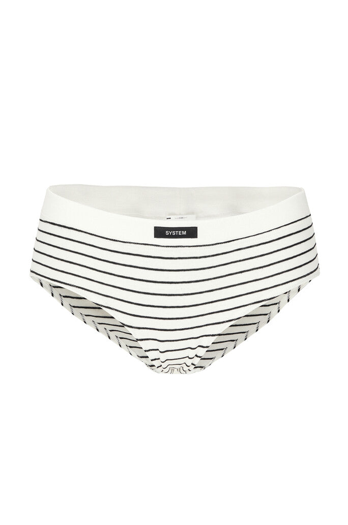 Logo Label Stripe Brief