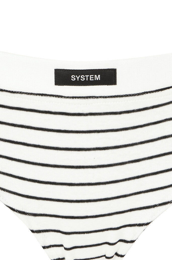 Logo Label Stripe Brief