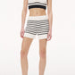Textured Contrast Knit Bralette