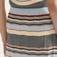 Multi Stripe Knit Skirt