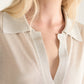 Metallic Knit Top