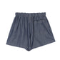 String Denim Shorts