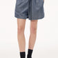 String Denim Shorts