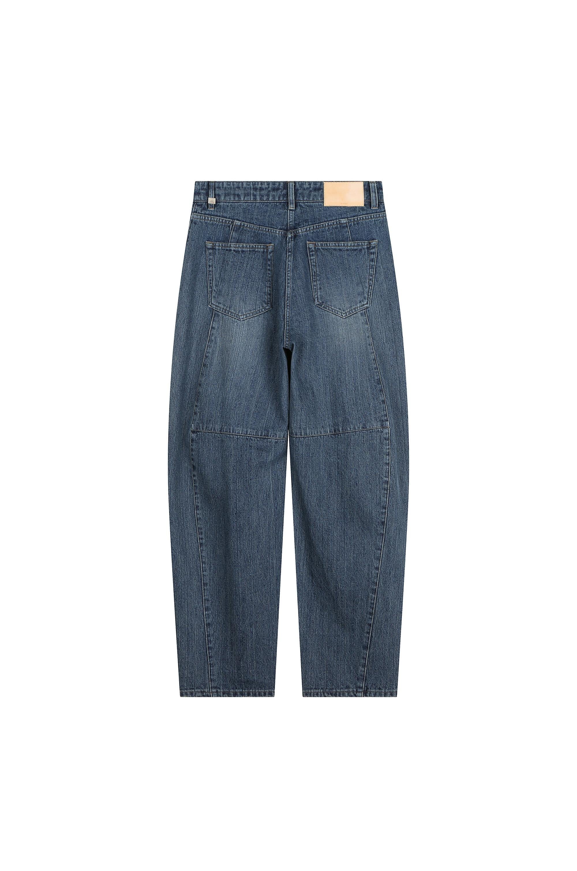 Curved Denim Pants – System