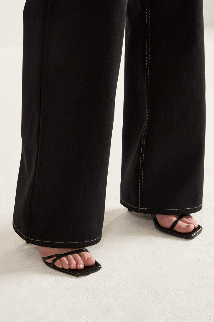 Front Pocket Denim Pants