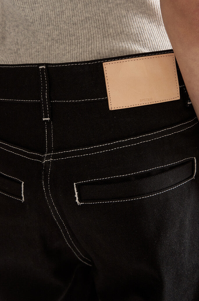 Front Pocket Denim Pants