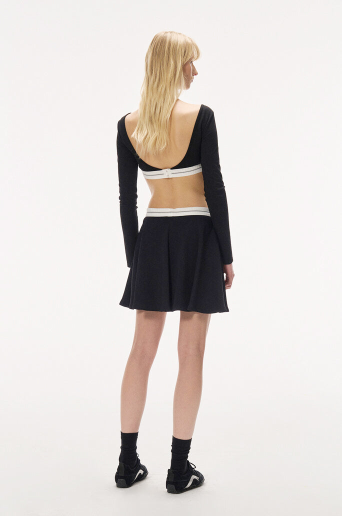 Logo Band Mini Skirt