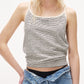 Stripe U-Neck Tank Top