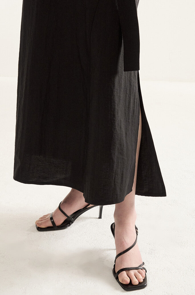 Belted Sleevless Onepiece