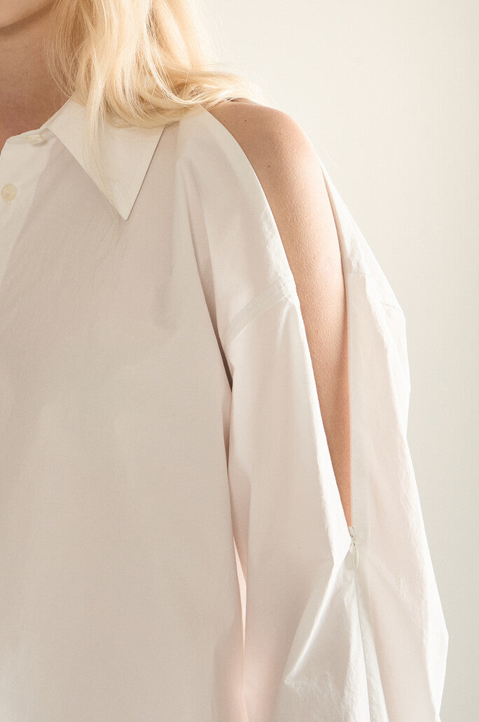 Zipped Shoulder Shirt