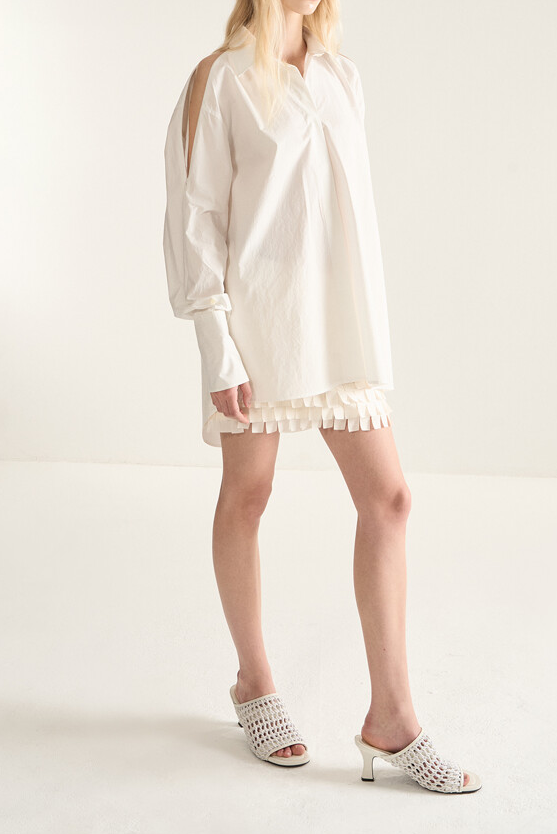 Zipped Shoulder Shirt